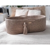 Moseskorb Boho Handmade - sand