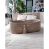 Moseskorb Boho Handmade - sand