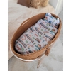 Moseskorb Handmade Boho - caramel