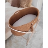 Moseskorb mit Gestell Handmade Boho - caramel