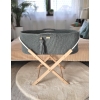 Moseskorb mit Gestell Handmade Boho - laurel