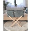 Moseskorb mit Gestell Handmade Boho - laurel
