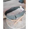 Moseskorb mit Gestell Handmade Boho - laurel