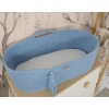 Moseskorb mit Ständer Boho Handmade blau