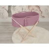 Moseskorb mit Ständer Boho Handmade Lavendel