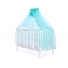 Moskitonetz für Babybett aus Chiffon - minze