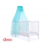 Moskitonetz für Babybett aus Chiffon - minze