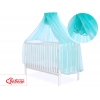 Moskitonetz für Babybett aus Chiffon - minze