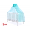 Moskitonetz für Babybett aus Chiffon - minze