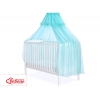 Moskitonetz für Babybett aus Chiffon - minze