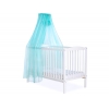 Moskitonetz für Babybett aus Chiffon - minze