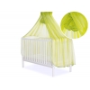 Moskitonetz für Babybett Chiffon - grun