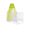 Moskitonetz für Babybett Chiffon - grun
