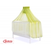 Moskitonetz für Babybett Chiffon - grun