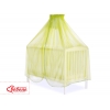 Moskitonetz für Babybett Chiffon - grun