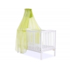Moskitonetz für Babybett Chiffon - grun