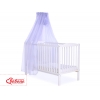 Moskitonetz für Babybett Chiffon - lila
