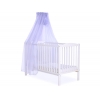 Moskitonetz für Babybett Chiffon - lila