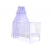 Moskitonetz für Babybett Chiffon - lila