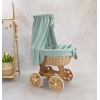 Natur Weide Stubenwagen Khaki Bezug