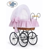 Nostalgiestubenwagen Chrstine - Weiß - rosa My Sweet Baby