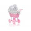 Puppenwagen aus pink Weide