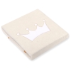 Polar Fleece Babydecke -  Little Prince/Princess creme