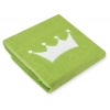 Polar Fleece Babydecke -  Little Prince/Princess grün
