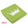 Polar Fleece Babydecke -  Little Prince/Princess grün