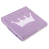 Polar Fleece Babydecke -  Little Prince/Princess lila