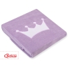 Polar Fleece Babydecke -  Little Prince/Princess lila