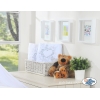 Polar Fleece Babydecke - Chic weiß