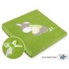 Polar Fleece Babydecke - Esel Luca grün