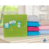 Polar Fleece Babydecke - Eulen Bigi Zibi & Adele - grün