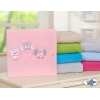 Polar Fleece Babydecke - Eulen Bigi Zibi & Adele - hell rosa