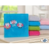 Polar Fleece Babydecke - Eulen Bigi Zibi & Adele - türkis