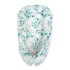 Premium doppelseitig Babynestchen Baby-Kokon  eucaliptus mint