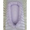 Premium doppelseitig Babynestchen Baby-Kokon  Lila
