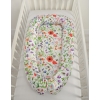 Premium doppelseitig Babynestchen Baby-Kokon - Wiese