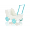 Holzpuppenwagen Mila Türkis Weiß 135025