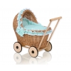 Puppenwagen Bettwäsche Minze Punktmuster nr 1702-1034