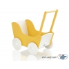 Puppenwagen Mila Gelb Weiß 145026