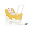 Puppenwagen Mila Gelb Weiß 145027-548