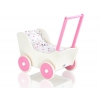 Puppenwagen Mila Weiß Fuchsie 55025-622