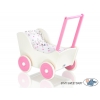 Puppenwagen Mila Weiß Fuchsie 55025-622