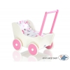 Puppenwagen Mila Weiß Fuchsie 55025-764
