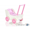 Puppenwagen Mila Weiß Fuchsie 55025-768