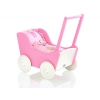 Puppenwagen Mila Weiß Fuchsie 55026-558