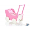 Puppenwagen Mila Weiß Fuchsie 55026-558