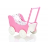 Puppenwagen Mila Weiß Fuchsie 55026-622